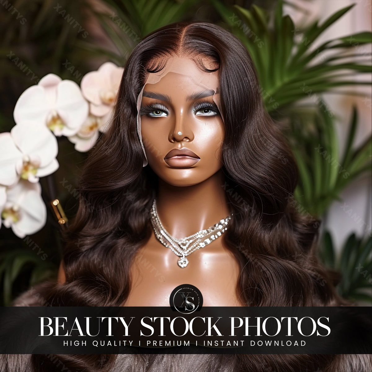 Luxe-Hair Stock Photo