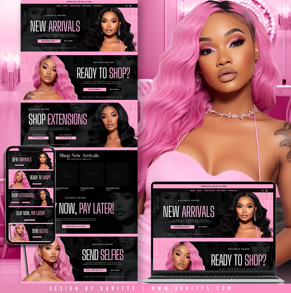 DIY Hair Website - "Pink Luxe"