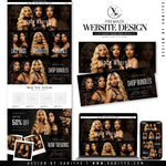 DIY Hair Extensions Website Package