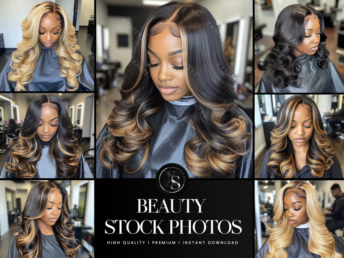 Highlight Hair Stock Photos | Black Women Stock Photos