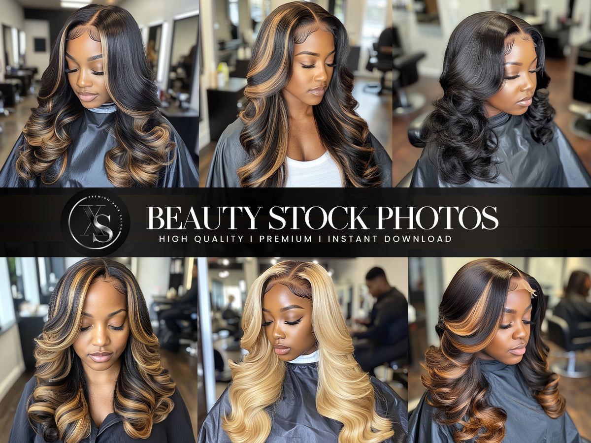 Highlight Hair Stock Photos | Black Women Stock Photos