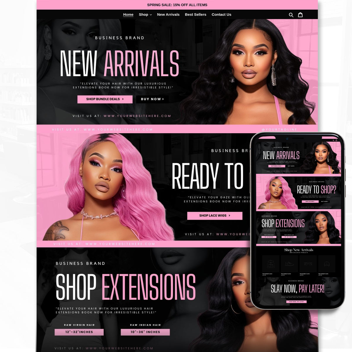 DIY Hair Website - "Pink Luxe"