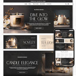Candle Website Design Shopify Theme Store