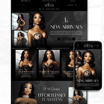 Clothing Website Design Shopify Store Package - 'Boujie'