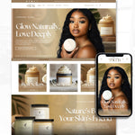 DIY Body Butter Website Package - 'Gleam'