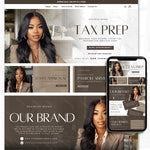 DIY Tax Prep Design Website Package