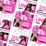 Shopify homepage design for a clothing brand and fashion boutique
