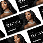 Hair Extensions Website banners for a hair business. 