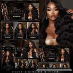 Hair Website Template for hair extension brands, wig businesses, and beauty brands built with Shopify.