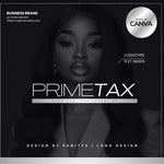 DIY Tax Logo Template – Editable Canva Logo for Tax Preparers, Consultants & Notary Services | Prime Tax