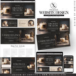Candle Website Template Banners, DIY Candle Website, Candle Banners, Candle Business Branding, Canva Candle Banners, Soy Candles Marketing