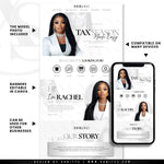 Tax Website Template, Tax Canva Site, Tax Season Website, Tax Preparation Website Design, Tax templates, Accounting Website Template