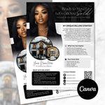 Real Estate Flyer, Realtor Introduction Letter,Realtor Flyer, Real Estate Marketing, Realtor Canva, Real Estate Templates