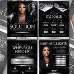 Notary Flyer, Notary Marketing, Notary Templates, Editable Notary Canva template, Mobile Notary Flyer, Loan Signing Agent Flyer