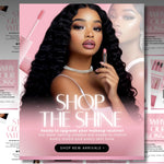 Lip Gloss Flyer, Lip Gloss Bundle, Lip Gloss Website Flyer, Lip Gloss Template, Makeup Flyer, Cosmetics Flyer, Lash Flyer, Beauty Flyer