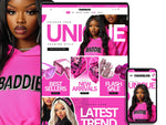 Mobile website banners for a clothing brand Shopify store