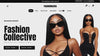 Clothing Shopify store video previewing the shopify theme.