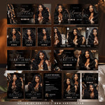 Responsive Hair Website Template optimized for mobile shopping and online hair stores.