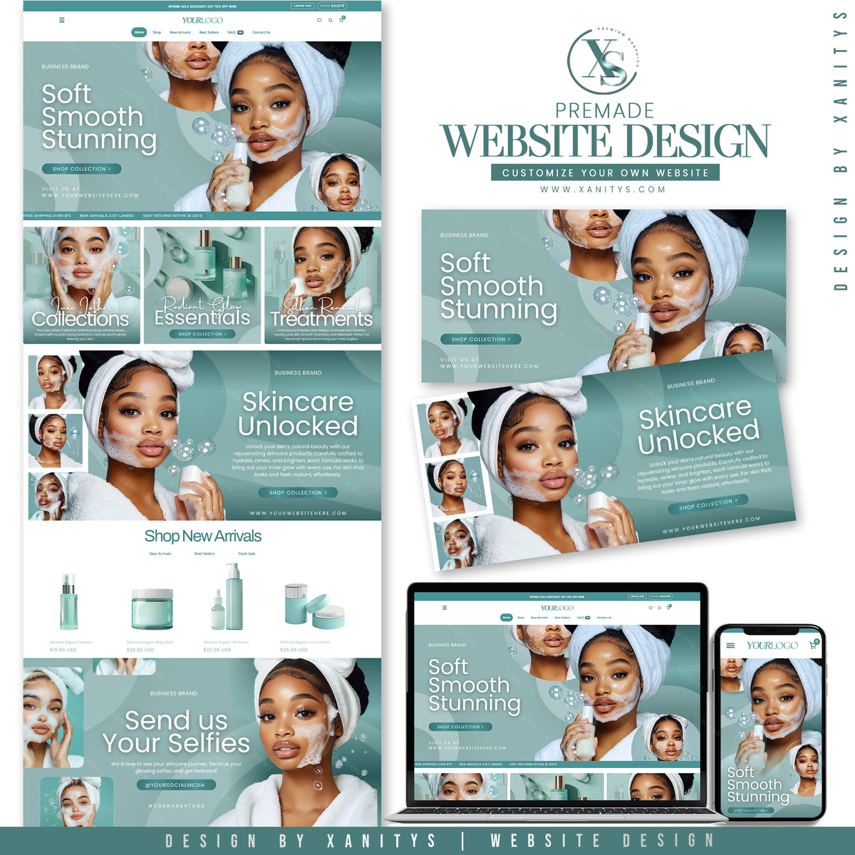 theme-product-pagesBeauty Shopify Theme with custom skincare product pages and collection layouts.