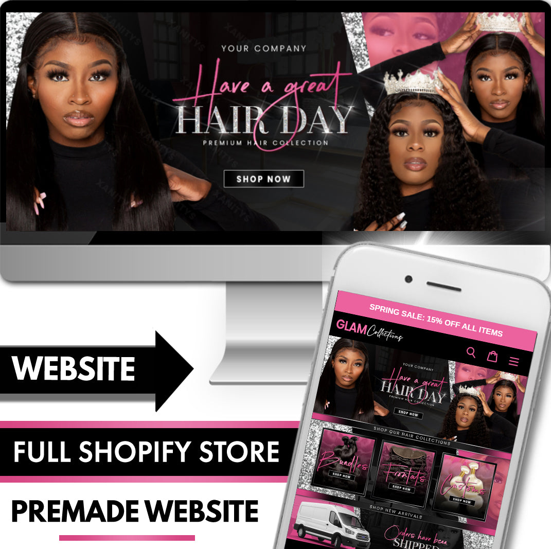 Hair Extensions Website Design | Shopify Theme Store