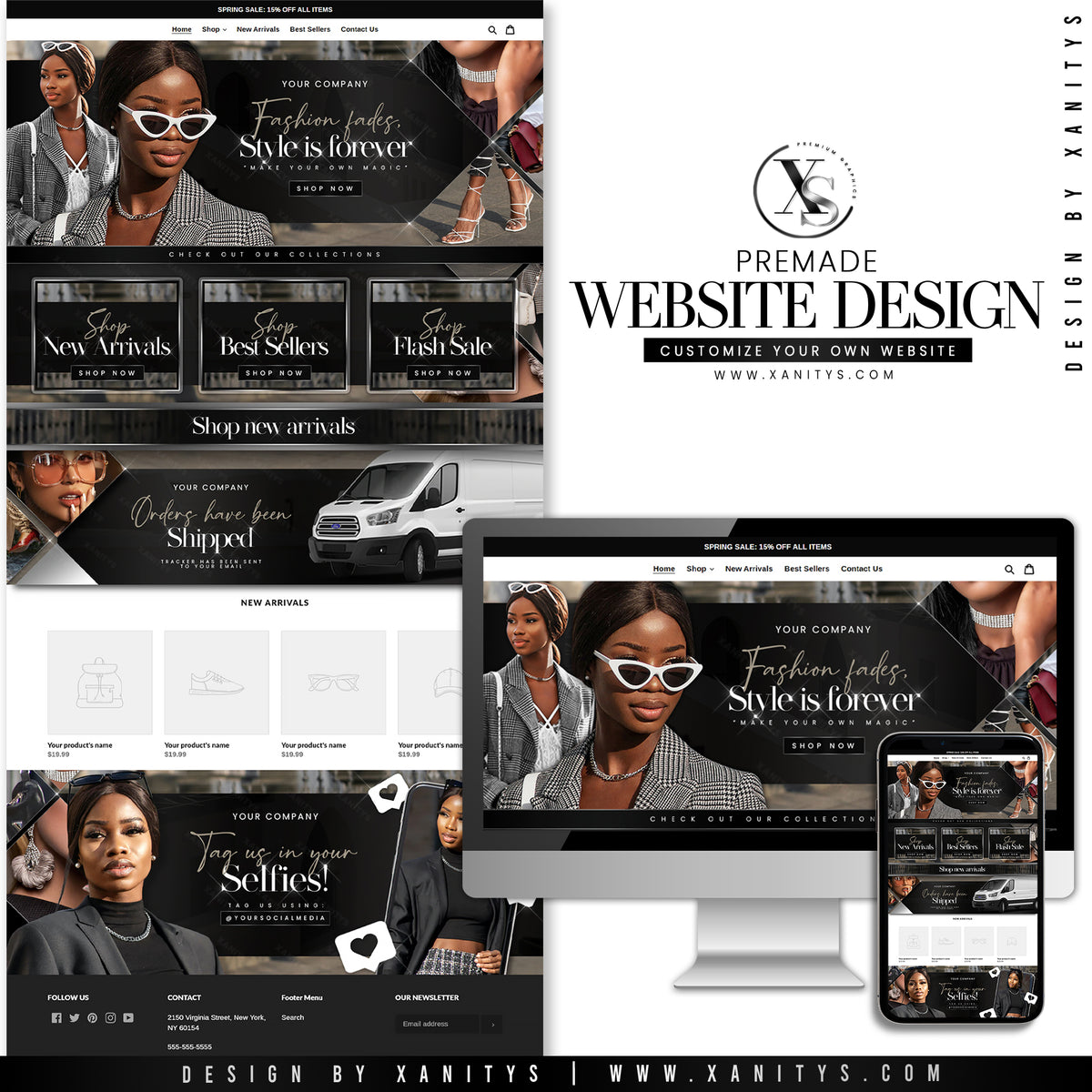 Clothing Website Template Design Shopify Theme Store