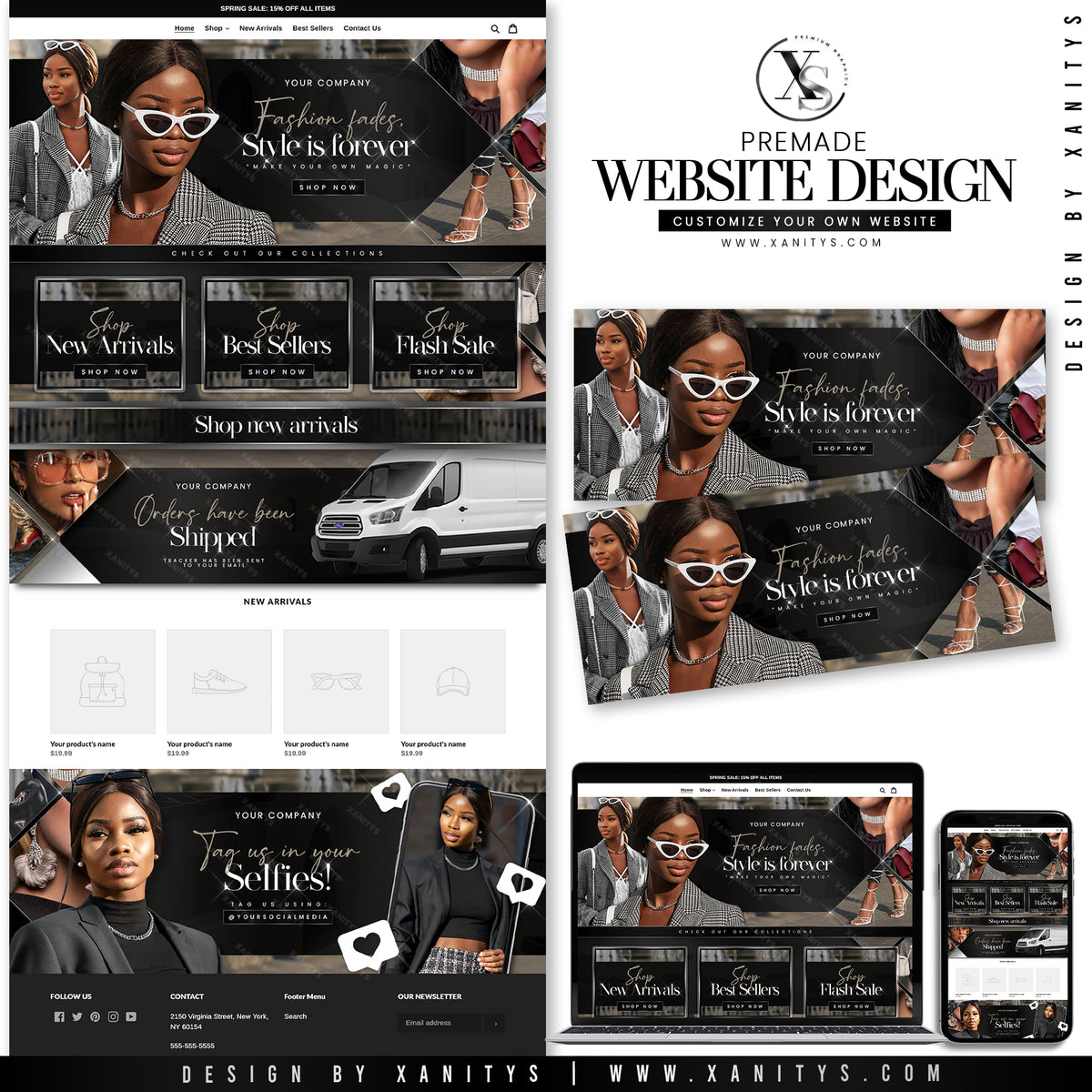 Clothing Website Template Design Shopify Theme Store