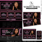 Neon Hair Website Design Shopify Theme Store