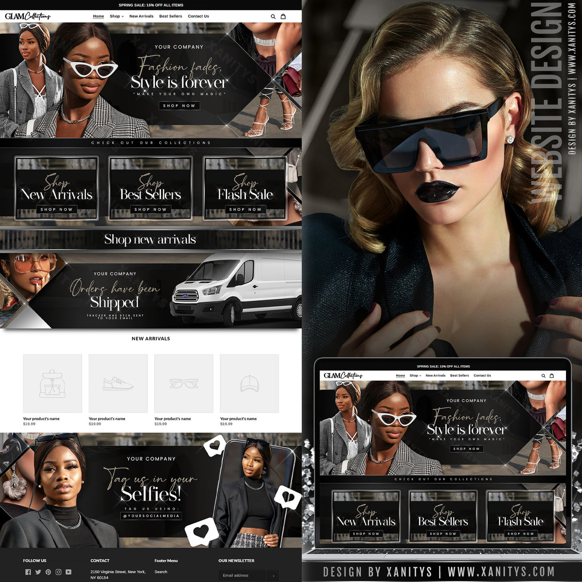 Clothing Website Template Design Shopify Theme Store